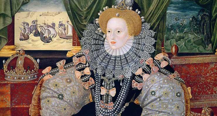 Elizabeth I - The Armada Portrait (detail)